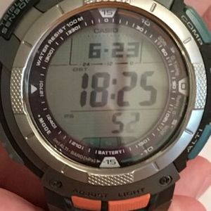 Casio Pro Trek Prg 80 Triple Sensor Men S Watch Solar Power Prg 80 Prg80 Watchcharts