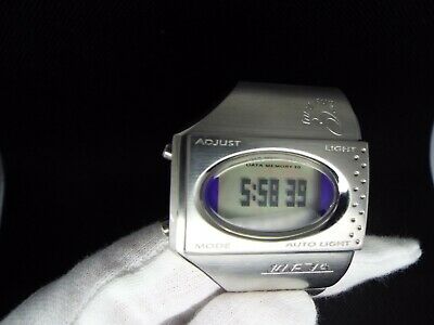 VINTAGE CASIO DIGITAL WATCH MEZA 1672 ME-100 DATABANK NOS LCD THE