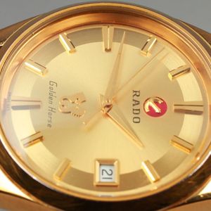 NEAR MINT】 Vintage RADO Golden Horse 633.3673.2 Gold Men's AT