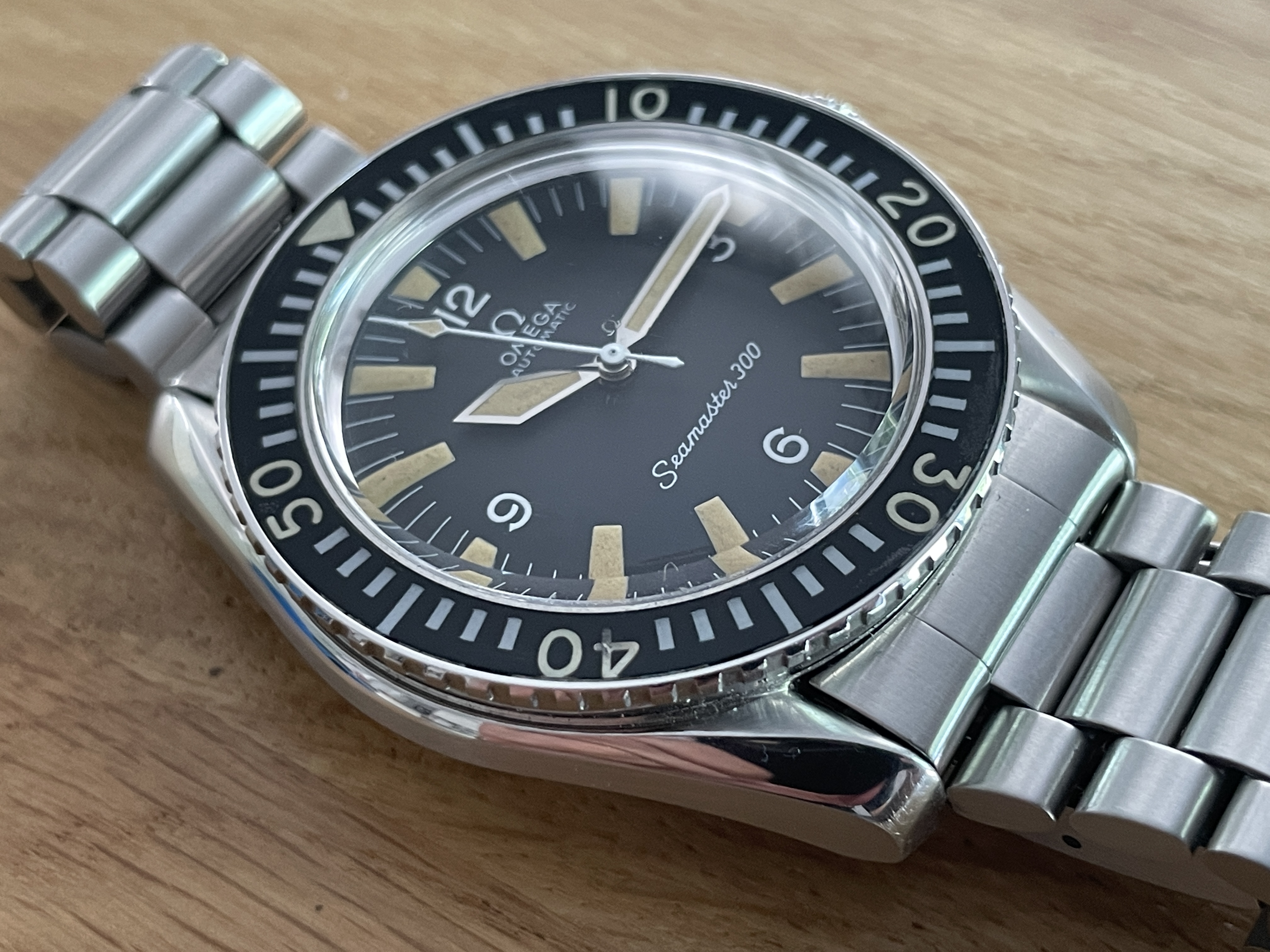 FS Omega Seamaster 300 165.024 SM300 WatchCo w vintage bezel