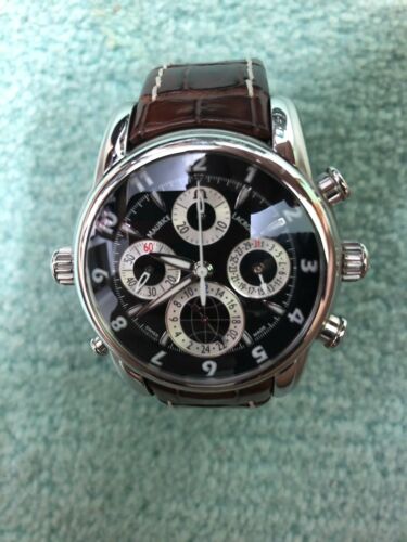 MAURICE LACROIX MASTERPIECE CHRONO GLOBE HERREN 43MM DATUM UHR