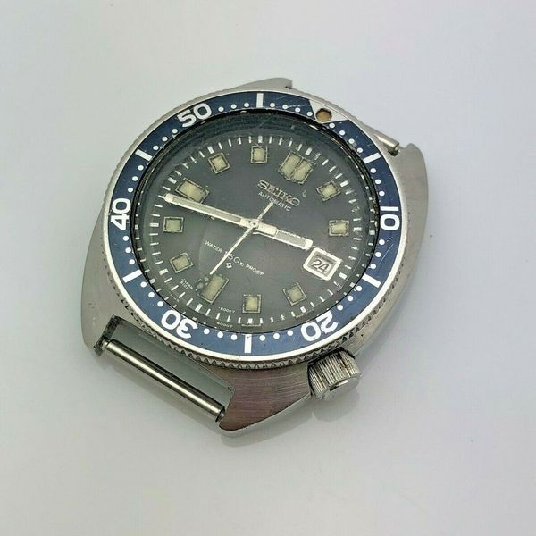 Genuine Seiko 1960s (1969) 150m Vintage Diver Mens Steel Wristwatch ...