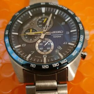 Seiko Watch Mens Chronograph Quartz 8T67-00H0 | WatchCharts