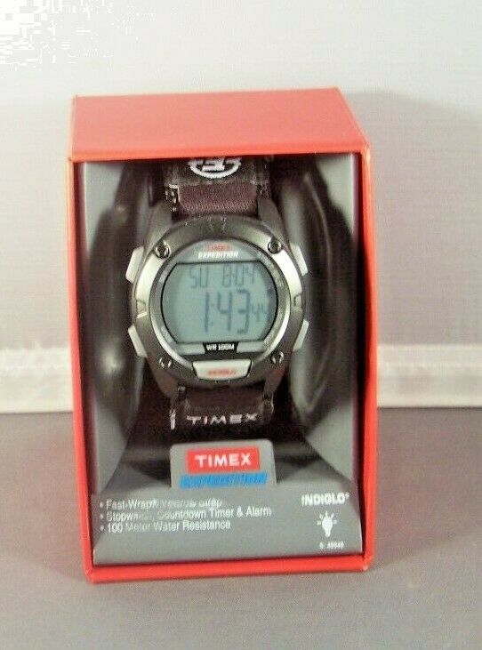 timex expedition classic digital chrono alarm timer 41mm watch