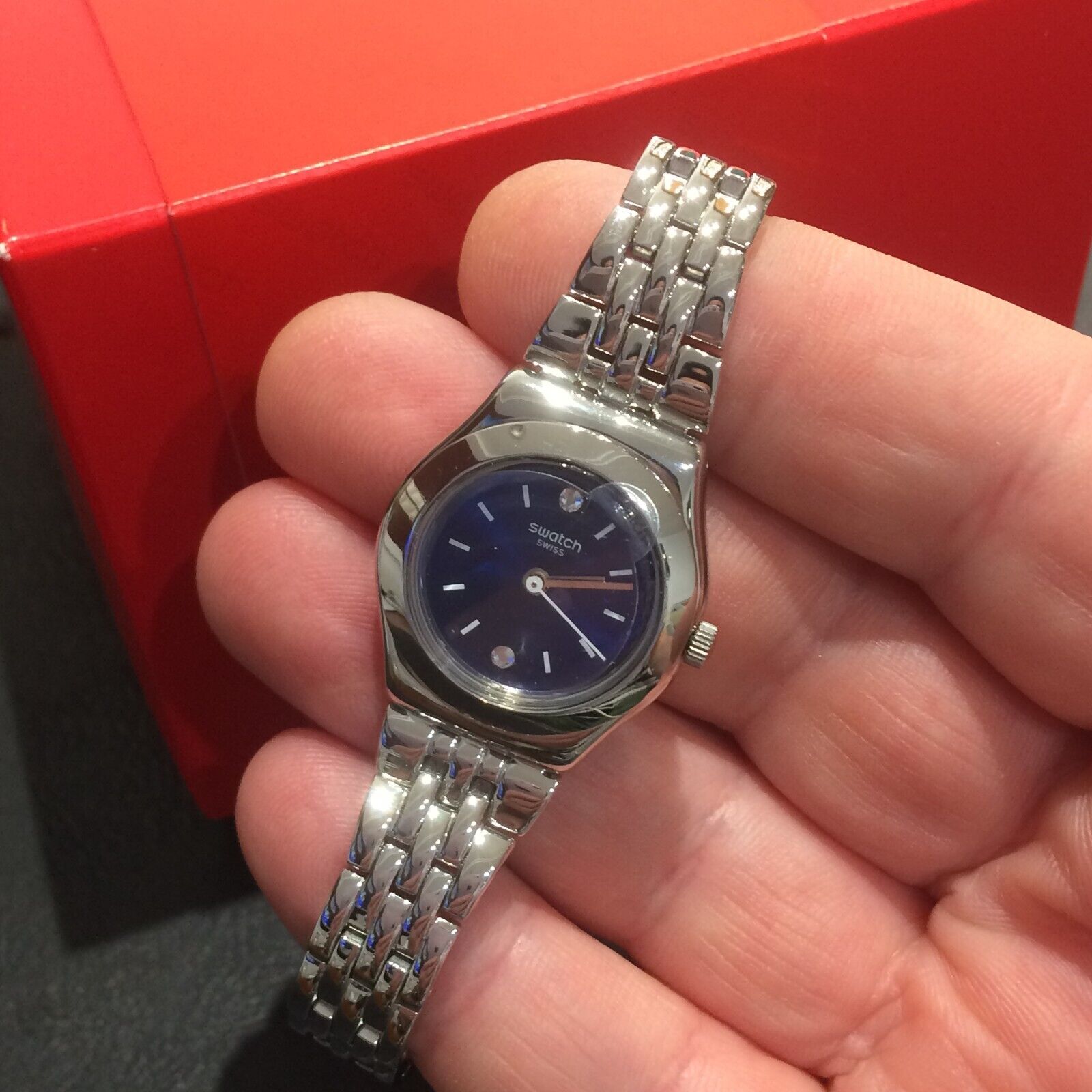 SWATCH Sloan Stainless Steel Bracelet YSS288G Brand New in