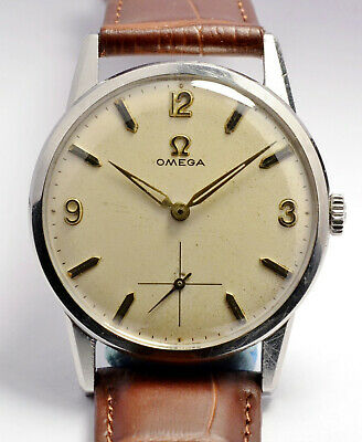 MONTRE ANCIENNE OMEGA ACIER CAL 268 ANNEES 1950 VINTAGE STEEL