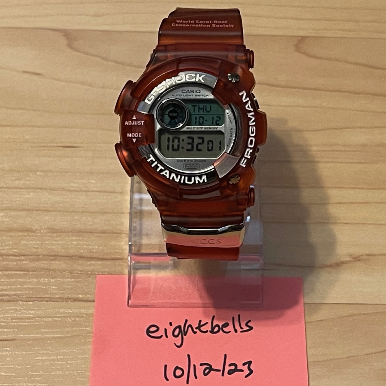 WTS] Casio G-Shock DW-9900WC-7T WCCS Candy Apple Red Titanium