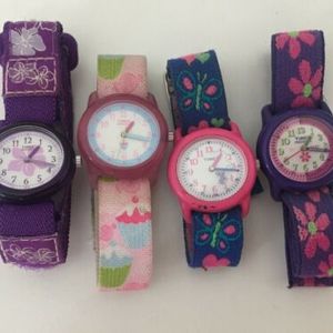 4 Timex Kids Girls Indiglo Watches Stretch Band Fun Watch Lot New  Batteries! | WatchCharts