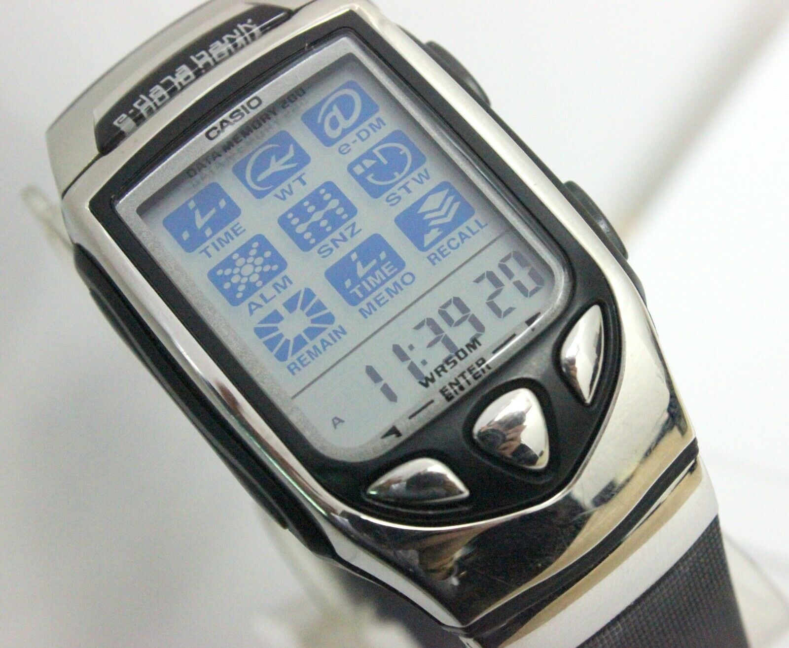 Casio E-Data Bank EDB-701 Rare Digital Watch Men's Mens 2618