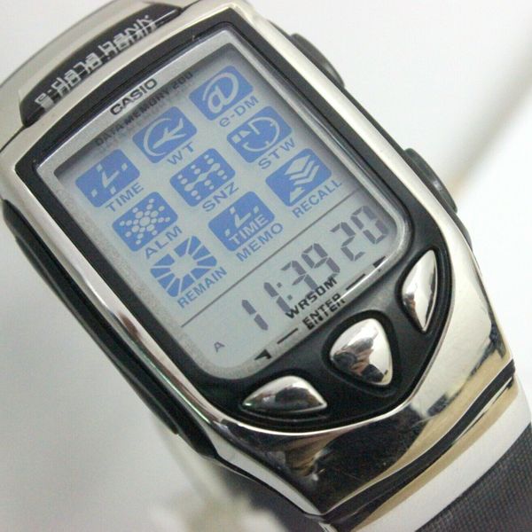 CASIO カシオe-data bank EDB-200 腕時計 VINTAGE CASIO EDB-200 EDB-201 E-DATA BANK JOYSTICK