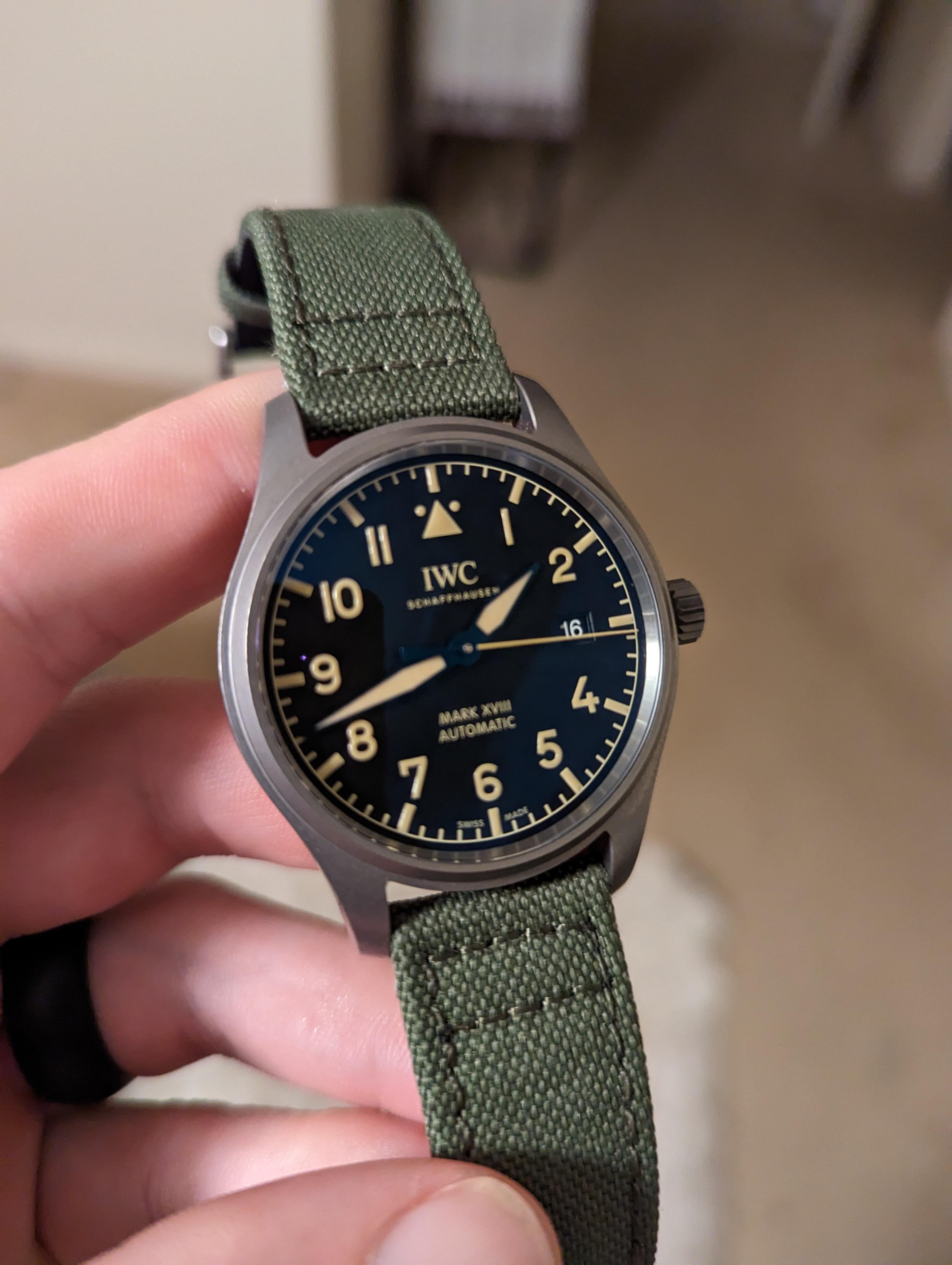 Iwc mark hotsell xviii nato strap