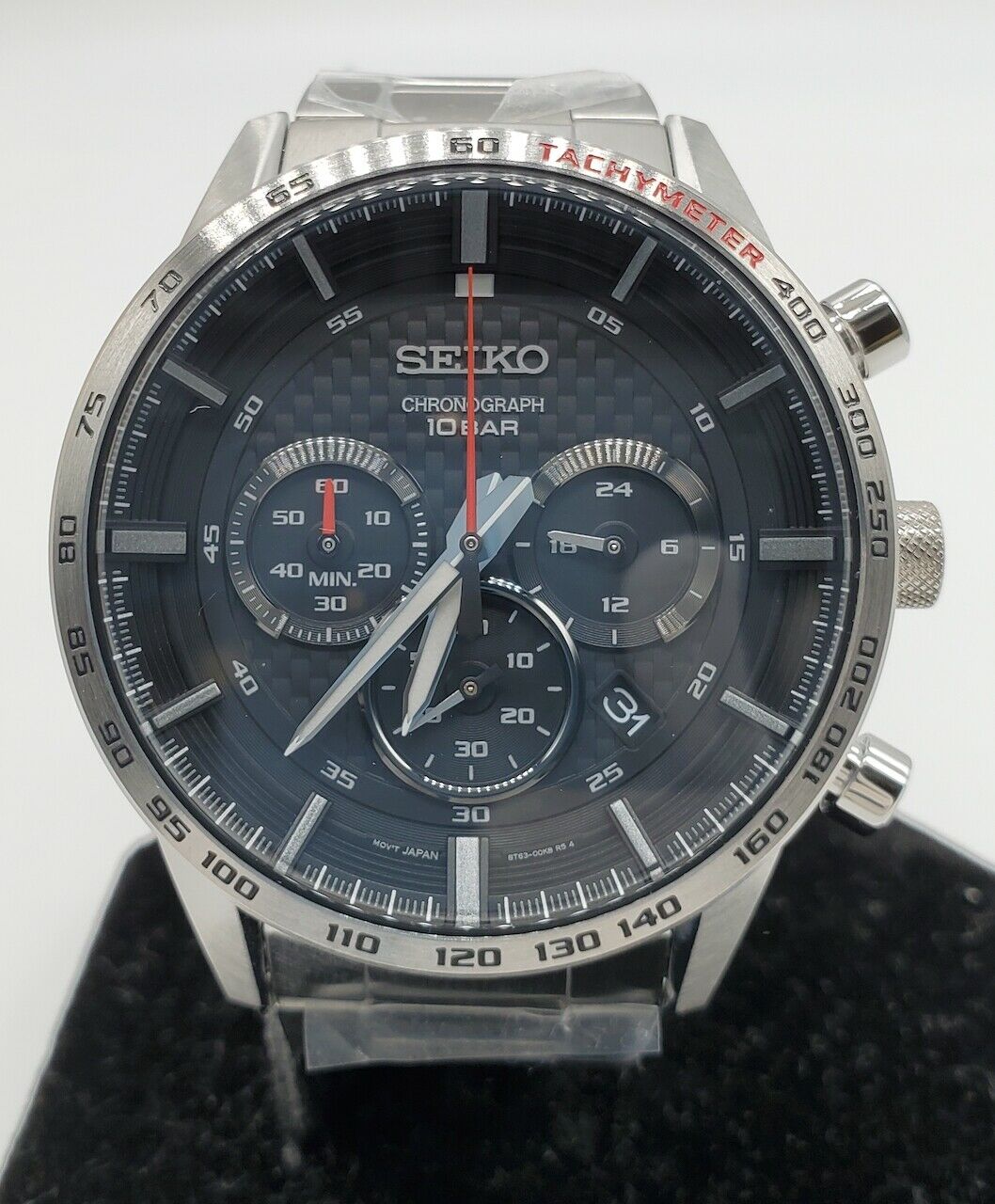 Seiko - Chronograph, Stainless Steel Men's Watch - SSB355 | WatchCharts