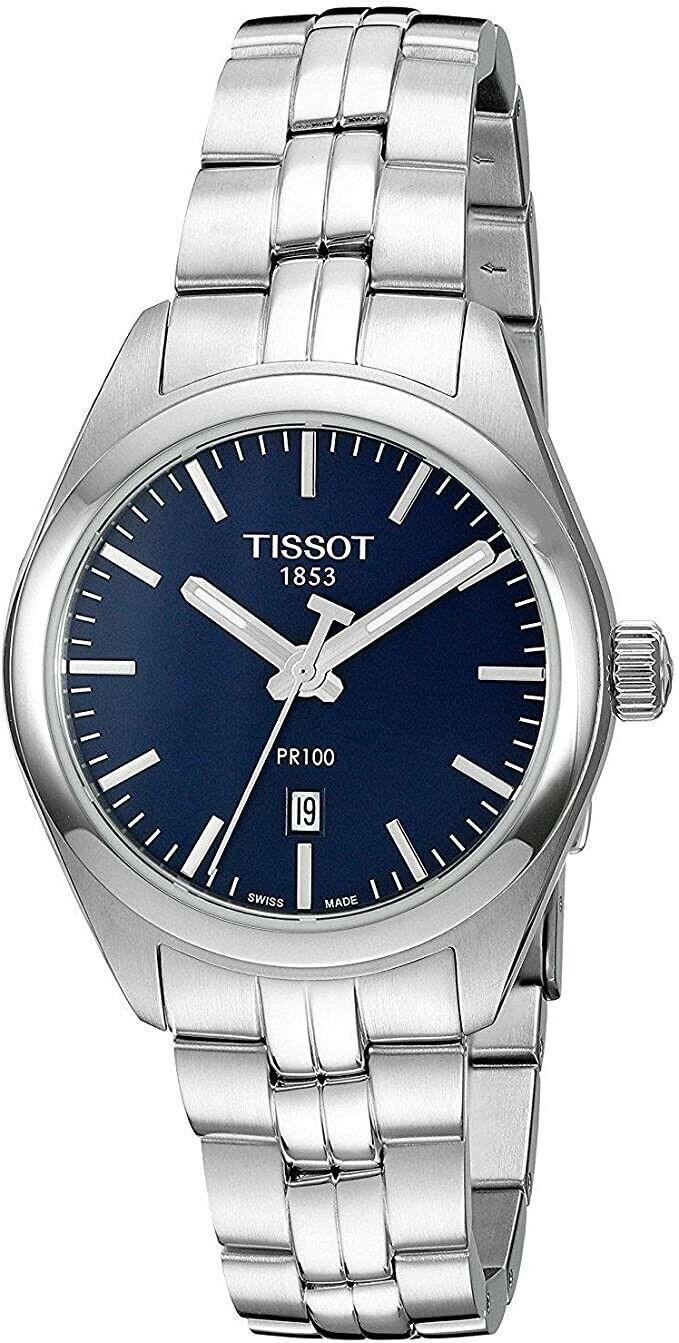 Tissot PR 100 Lady Blue Dial Quartz Watch For Women - T101.210.11.041.00