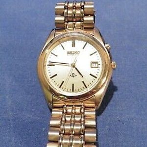 Seiko Kinetic Indicator 5M42 0B80 Gold Color Gent's Watch need new capacitor  | WatchCharts