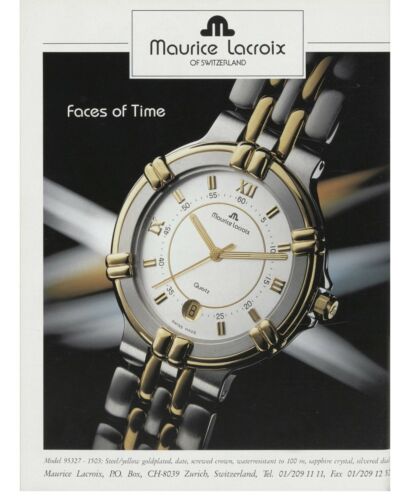 Vintage Maurice Lacroix Calypso Quartz Gold Plated & Stainless