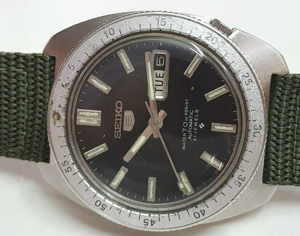 Vintage Seiko Divers Apollo 13 - Gene Kranz model 6119 8460 automatic watch  | WatchCharts