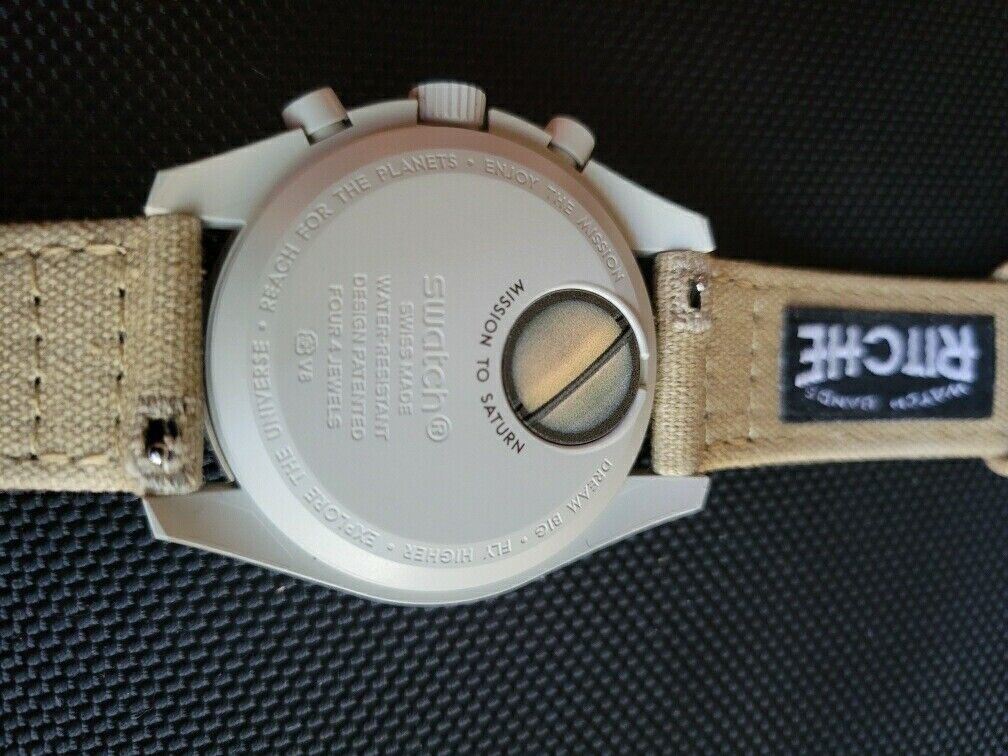 Swatch x Omega Mission to Saturn; Full Set w/ Extra Cool Strap