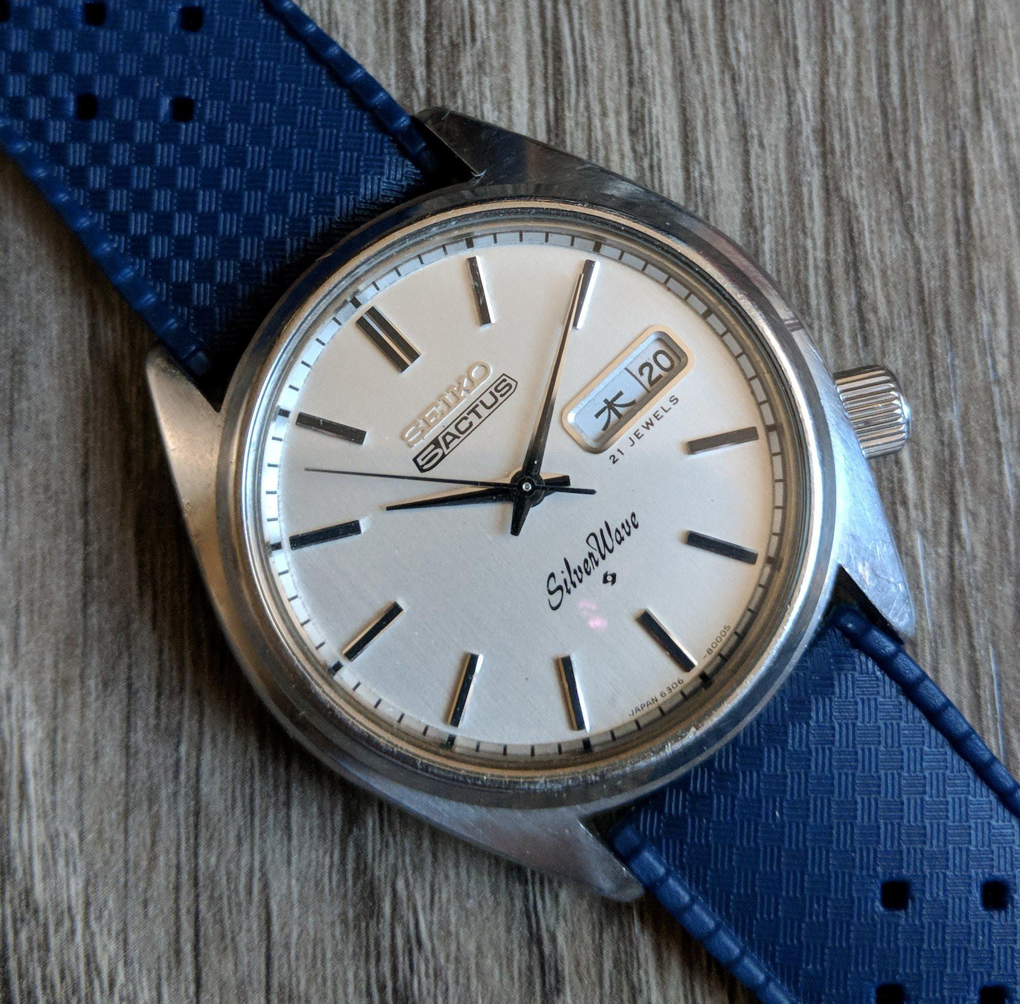 SEIKO セイコー ACTUS Silver Wave 希少ダブルネーム メンズ