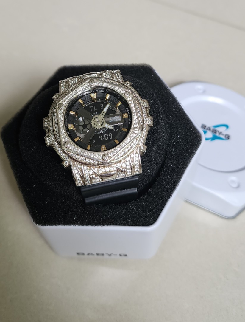 Baby g diamond discount watches