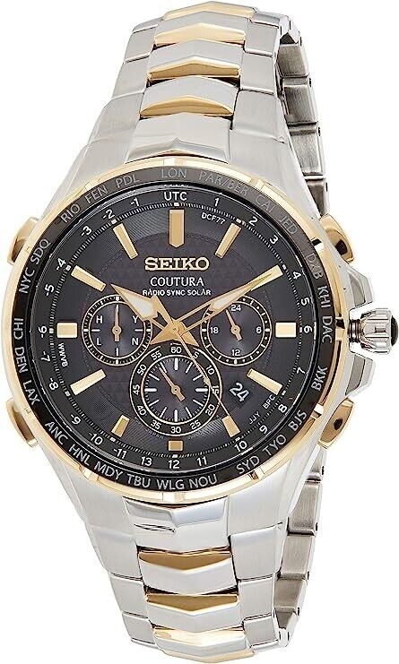 SEIKO Men S SSG010 COUTURA Analog Display Japanese Quartz Two Tone