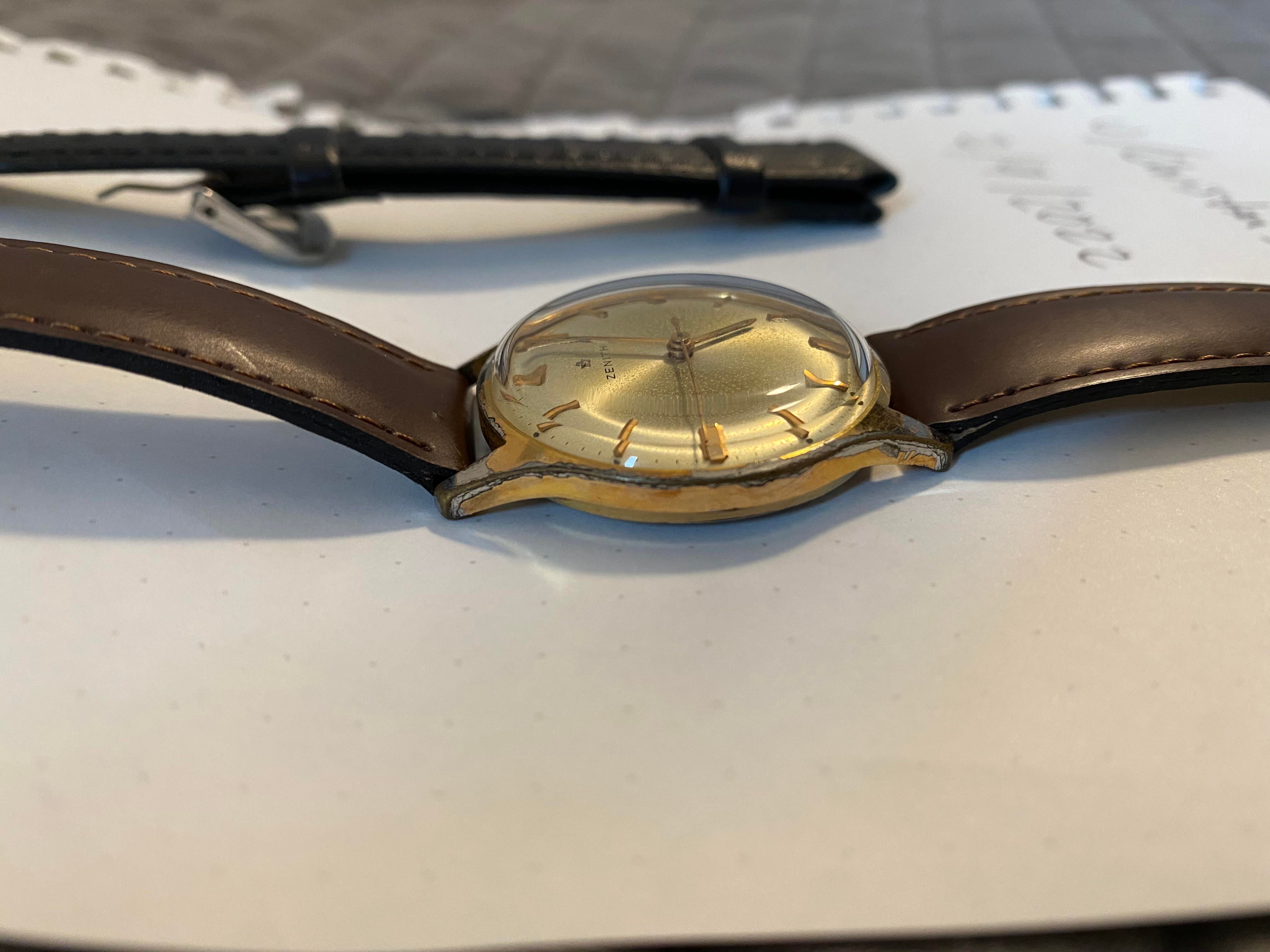 Vintage HFC BESANCON France MEN'S Wrist Watches Gold Plated Antimagnetic  Date - Etsy