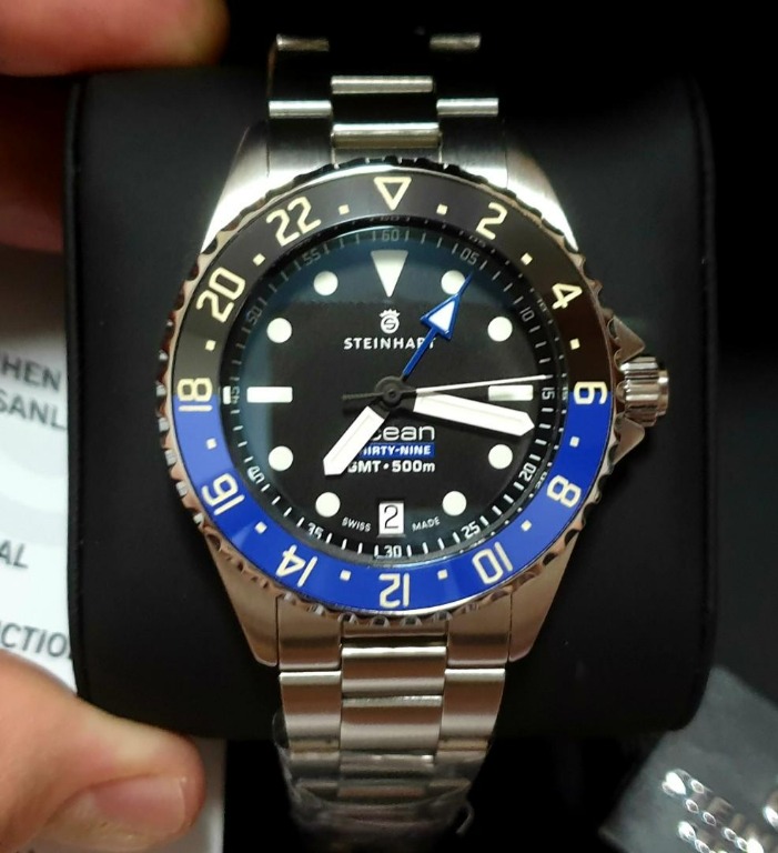 Steinhart Ocean 39 Premium Batman GMT Ceramic ETA 2893 WatchCharts