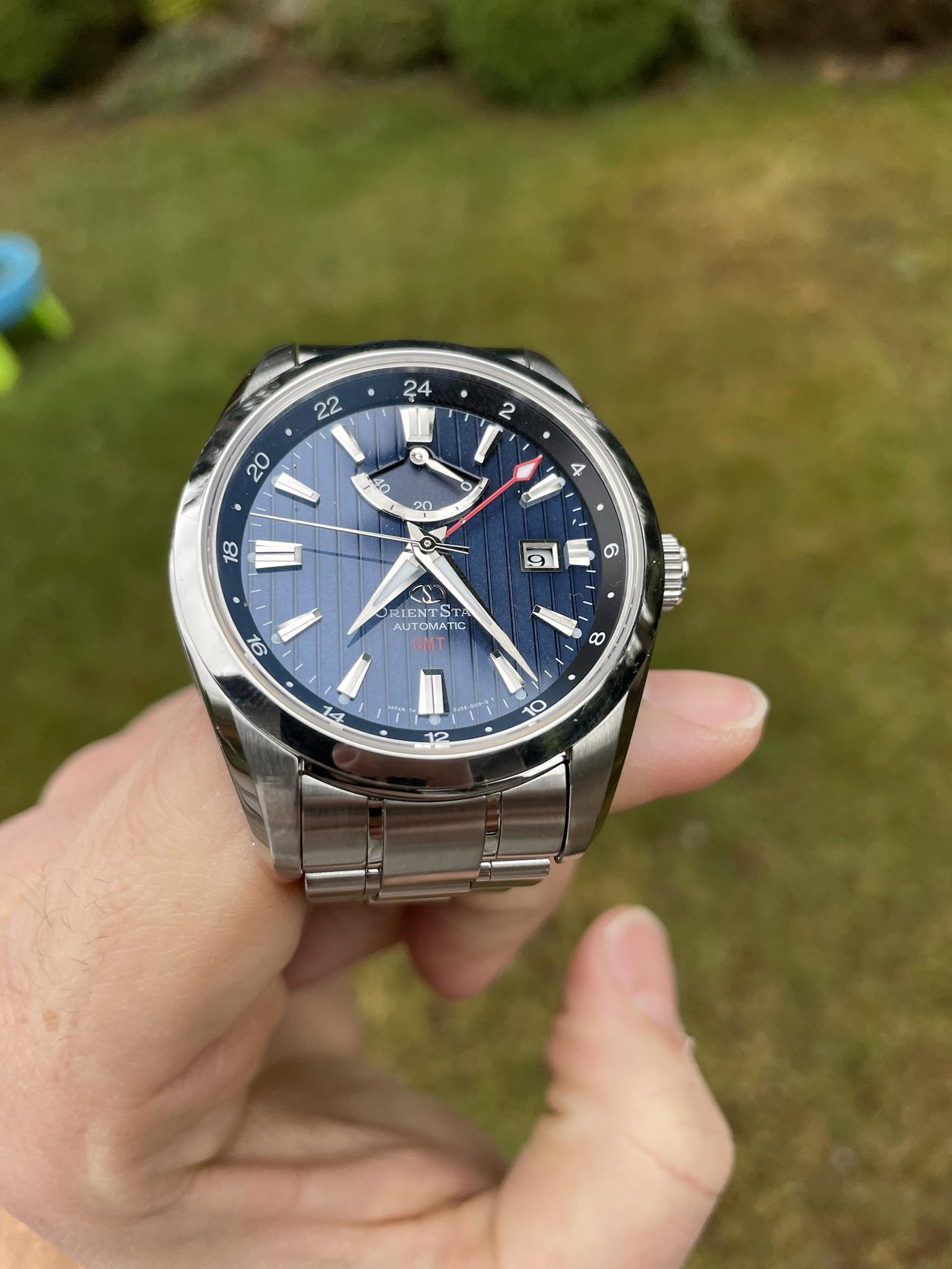 廃盤品 美品 Orient star GMT WZ0071DJ 腕時計-
