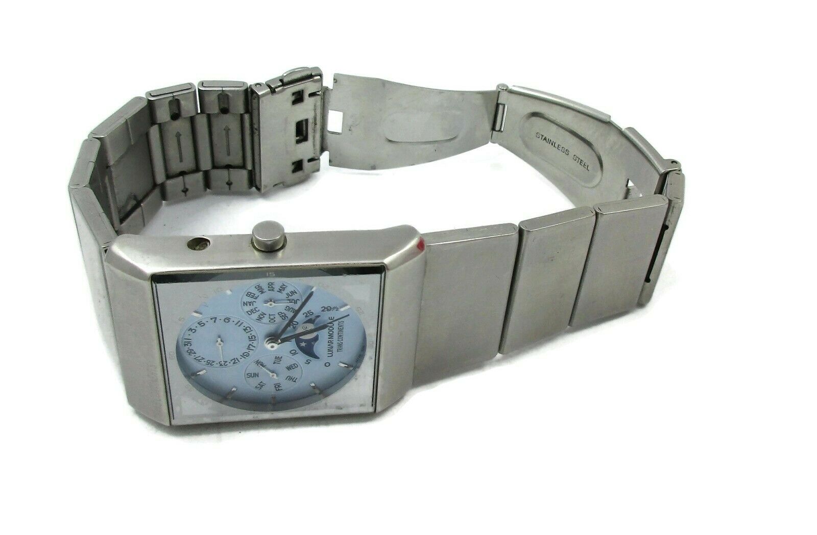 TRANS CONTINENTS LUNAR MODULE WATCH ONO371 - NEEDS NEW BATTERY