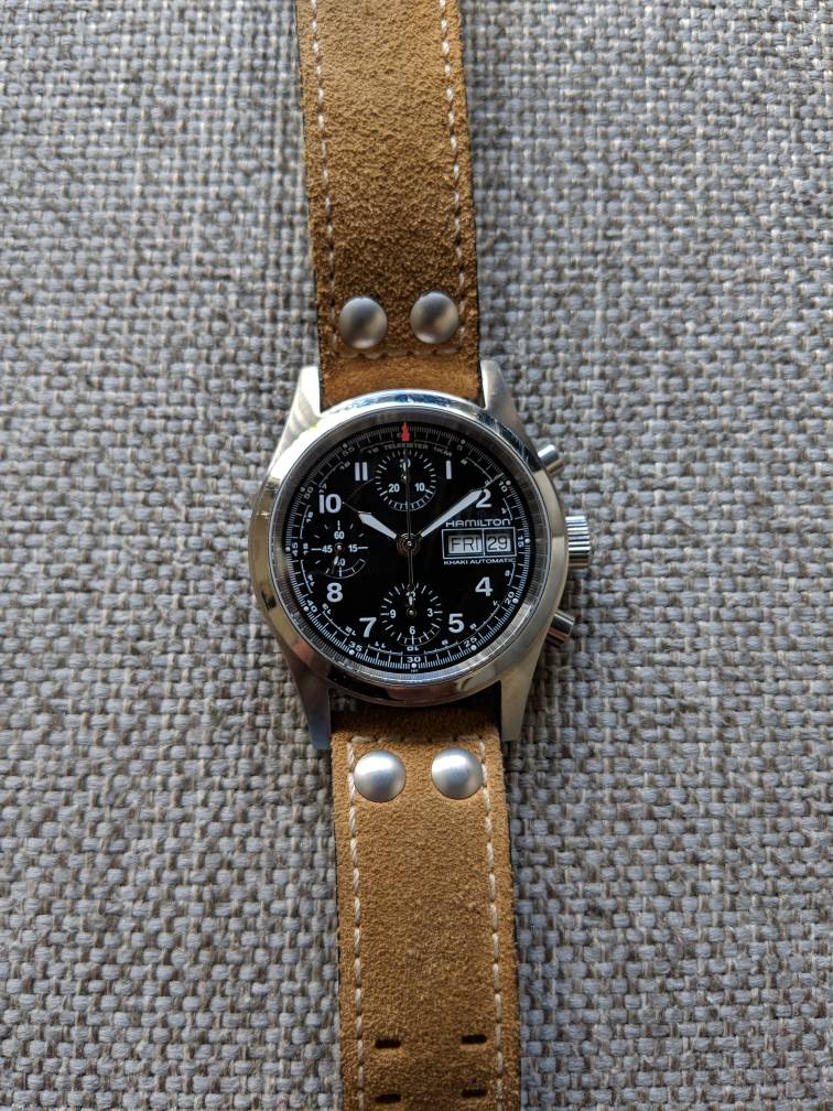 For sale only Hamilton Khaki Field Chronograph Automatic H71416137 WatchCharts Marketplace