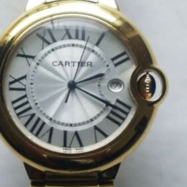 Cartier Ballon Bleu Gold Tone 18mm 244371nx 4010 swiss made WatchCharts Marketplace