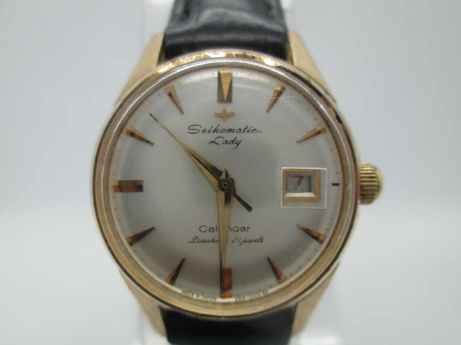 RARE SEIKOMATIC LADY CALENDAR GOLDPLATED AUTOMATIC WATCH WatchCharts