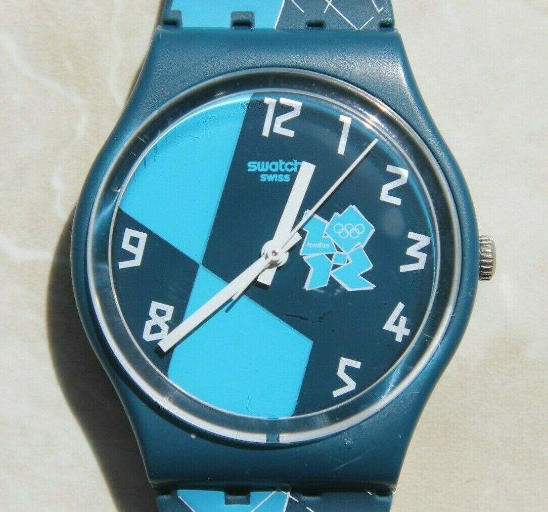 SWATCH GZ267 - OLYMPIC 2012 BLUE / AG2011 - LONDON OLYMPICS