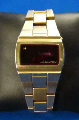 Men's Vintage 1970's HAMILTON QED LED 10K GF Bezel 906575 Watch