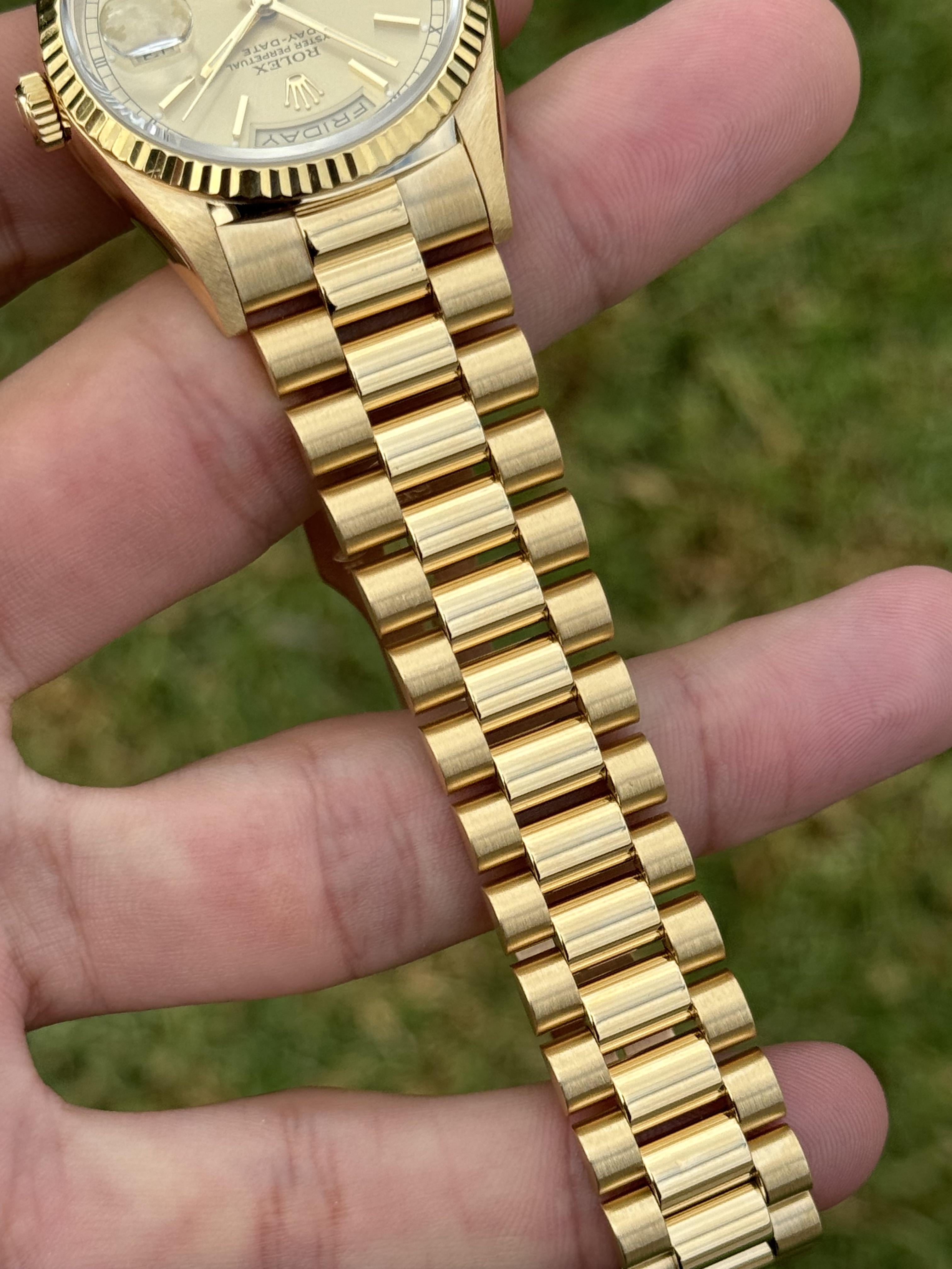 WTS] 1989 Rolex Day-Date President 18k Yellow Gold Tony Soprano