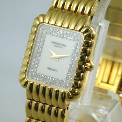 RAYMOND WEIL Nabucco 3753 18K GOLD ELECTROPLATED WOMEN'S VINTAGE