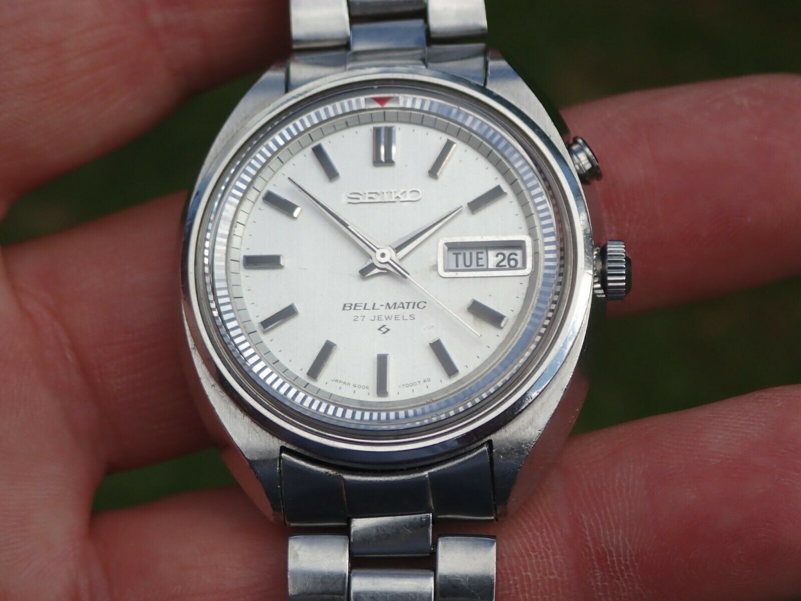 Seiko Bell-Matic 4006-7000 27 Jewels from June 1967 - VERY RARE JUST SERVICE  G/C | WatchCharts