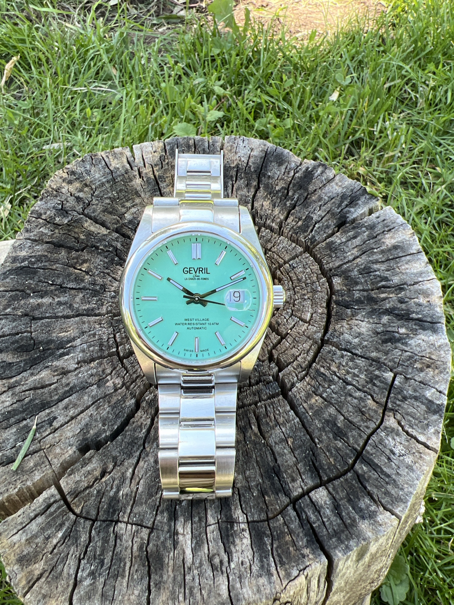 WTS] Gevril west village teal dial swiss automatic with date (OP