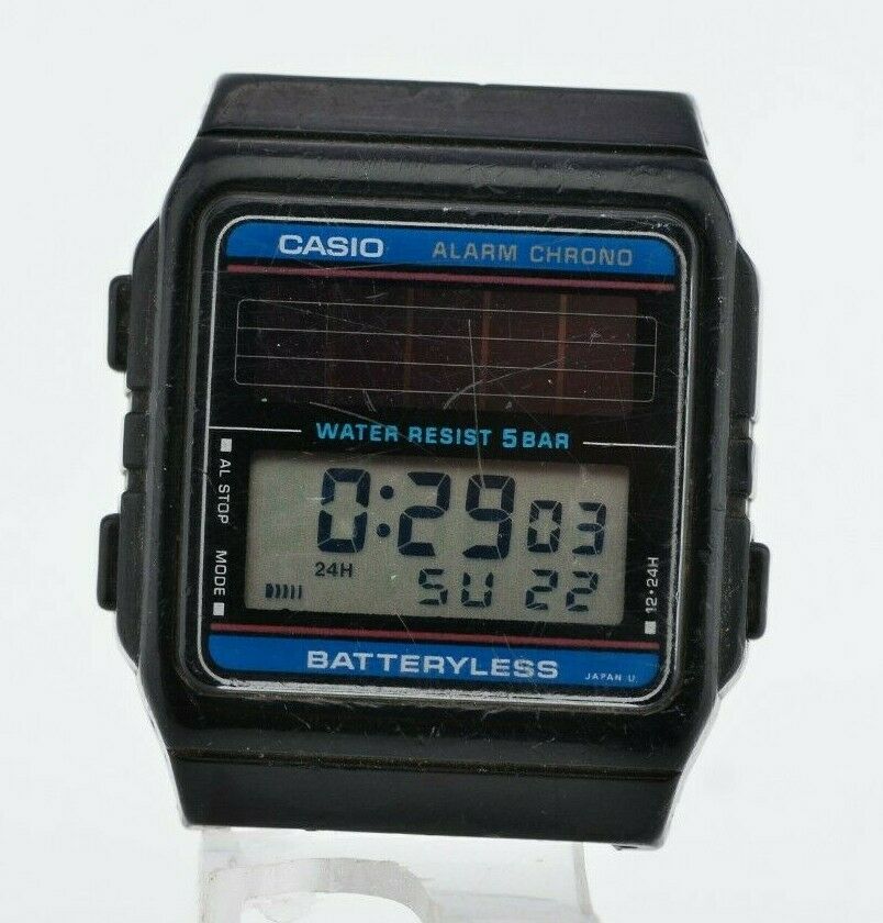 casio batteryless watch