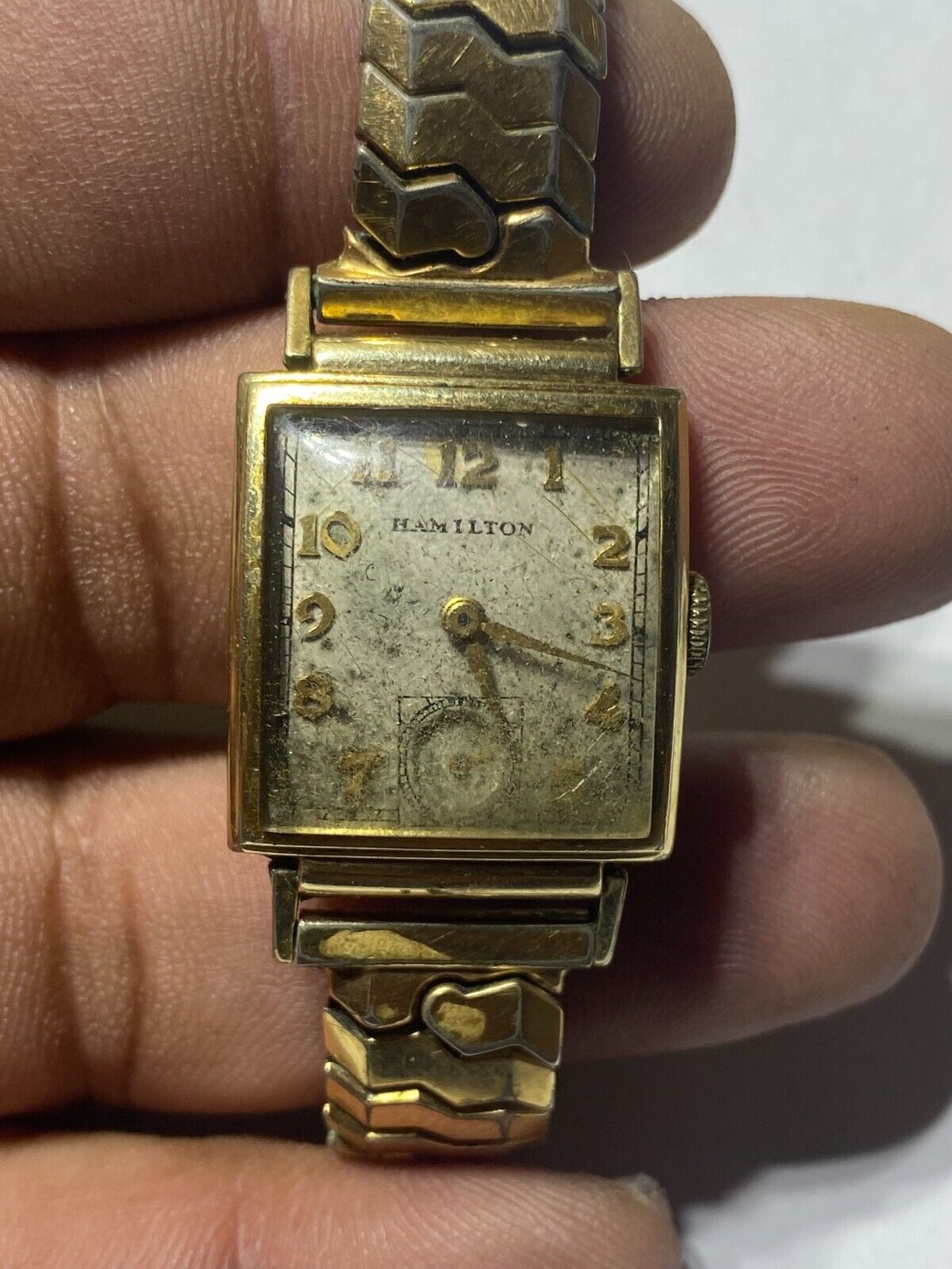 Hamilton 14k shop gold filled watch