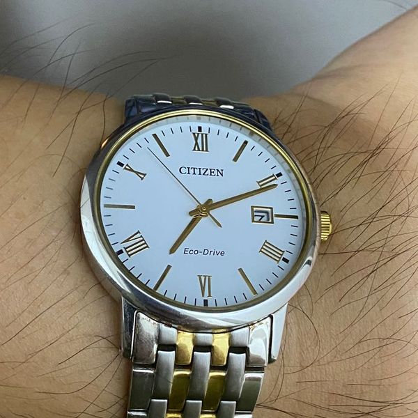 Citizen Quartz Eco Drive (Gold/S-Steel) E111-S067901 | WatchCharts  Marketplace