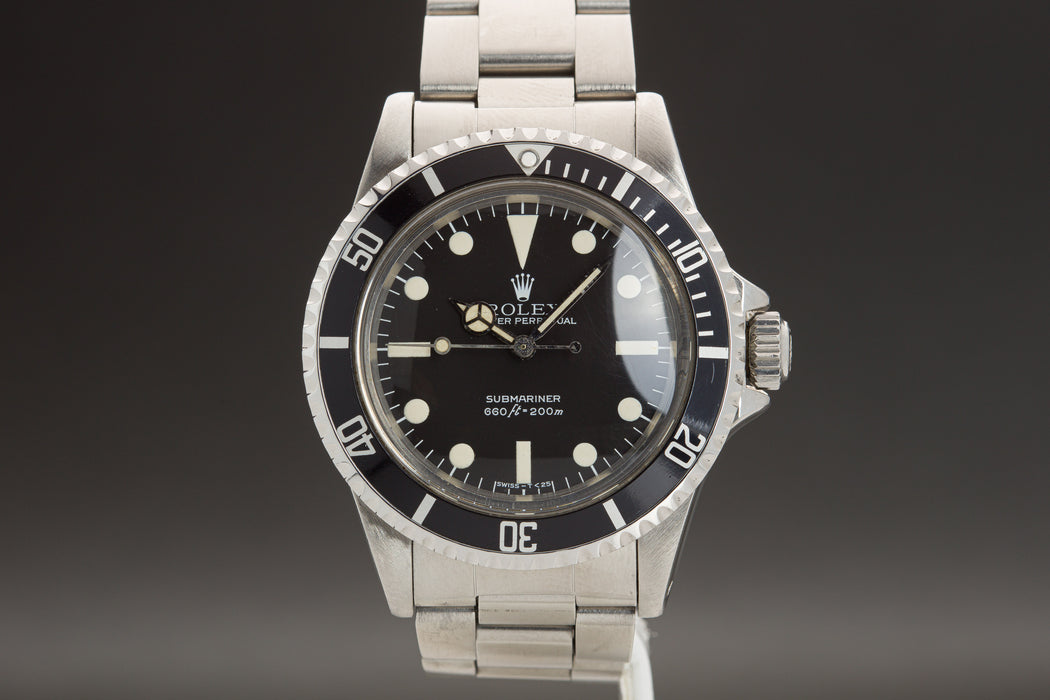 FS 1981 Rolex Submariner 5513 MK 3 Dial Creamy Lume Hands