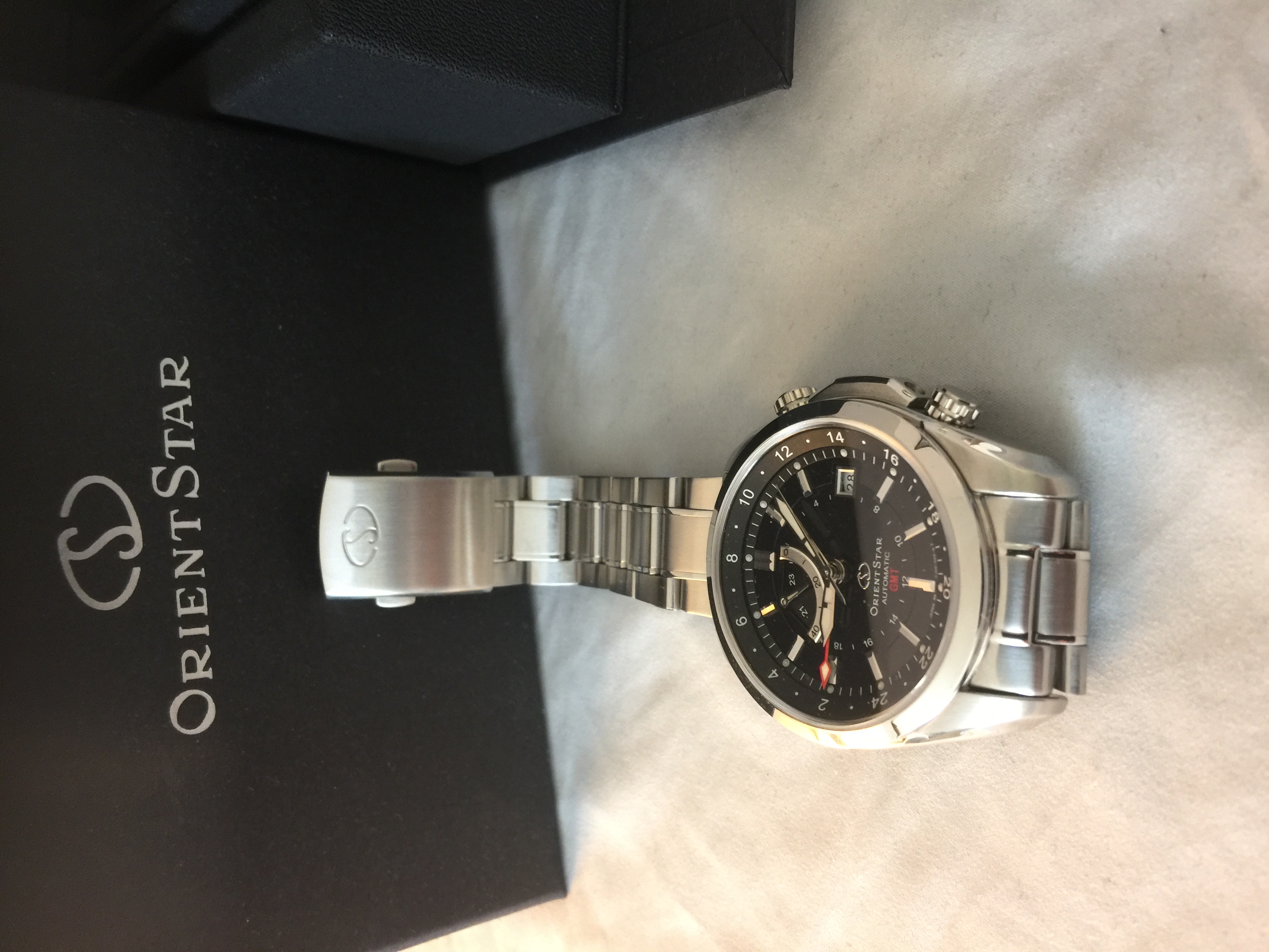 Orient Star Seeker GMT SDJ00001B0 Stainless Steel Watch