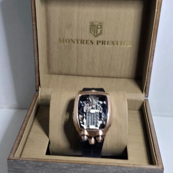 Montres Prestige Engine X Invicta Men's 44mm Automatic Skeleton Dial ...