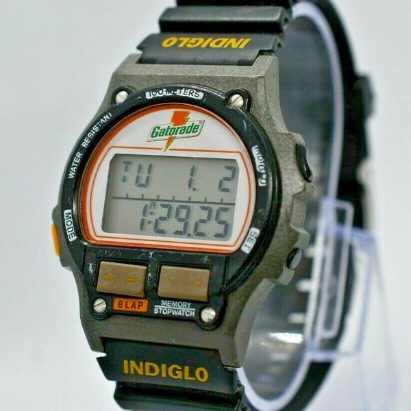 Vintage Timex IronMan Triathlon Men's Watch 1996 8 Lap