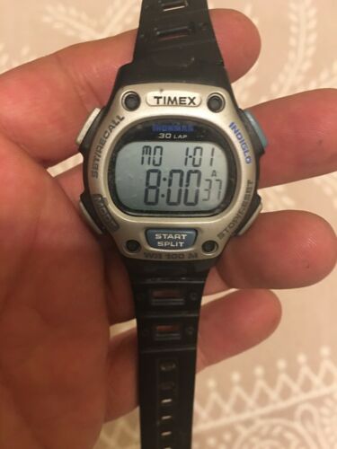 timex ironman indiglo wr100m