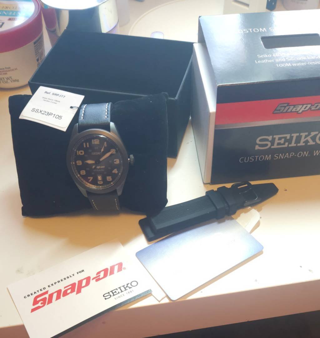 SEIKO snap-on SRPJ77 スナップオン セイコー コラボウォッチ メンズ