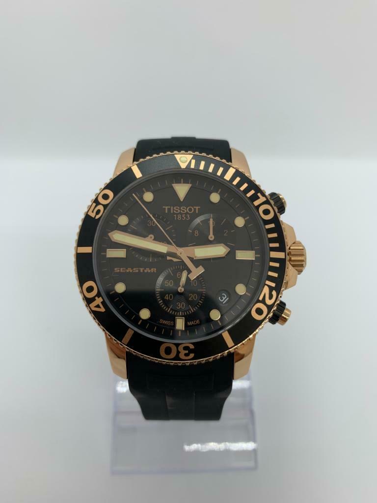 Tissot Seastar 1000 Cronografo Uomo, Cassa 45.5 Mm, Cinturino, Referenza T120.417.37.051.00