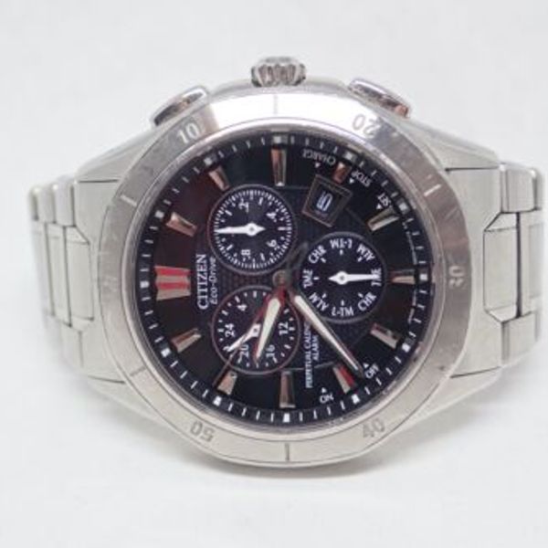 Citizen Eco Drive Signature Collection Perpetual Calendar Watch E820