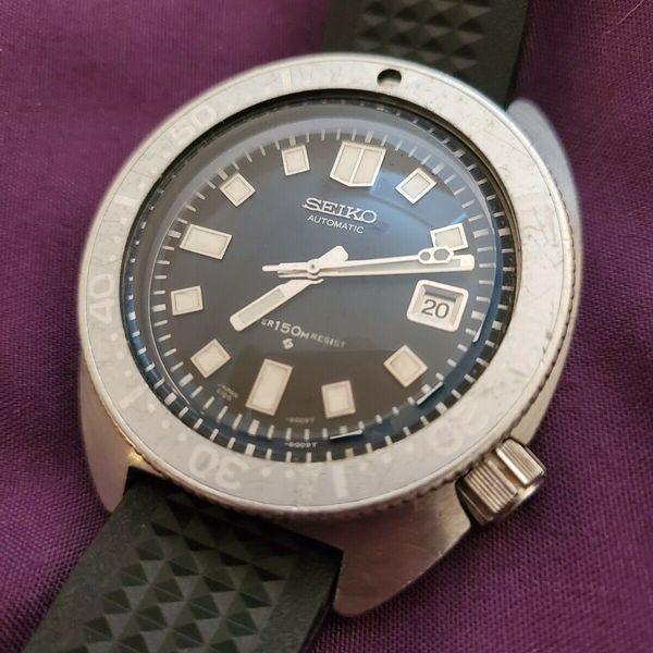 Vintage Seiko 6105-8000 Resist-Proof Willard Ghost Bezel | WatchCharts ...