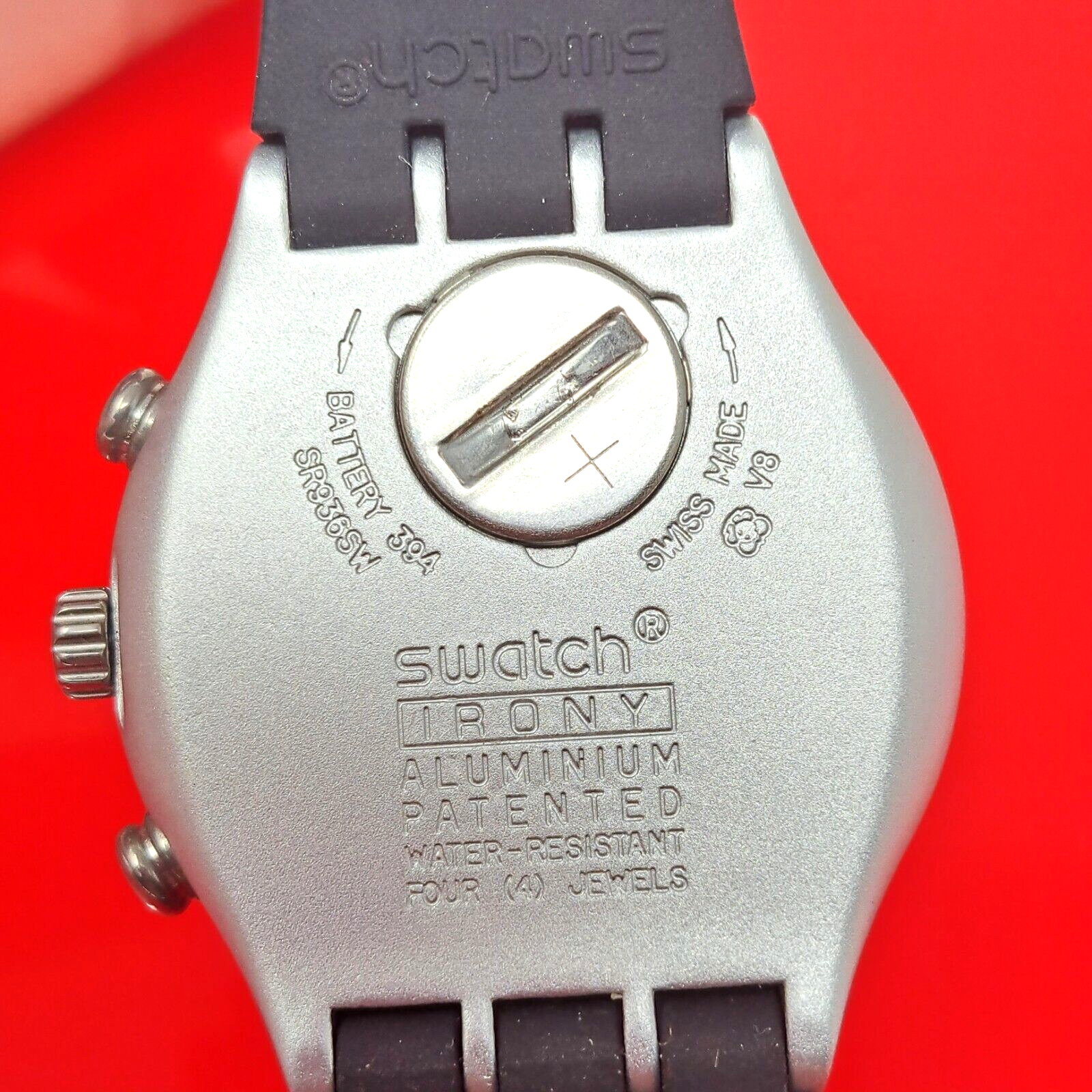 Swatch aluminium irony on sale patented